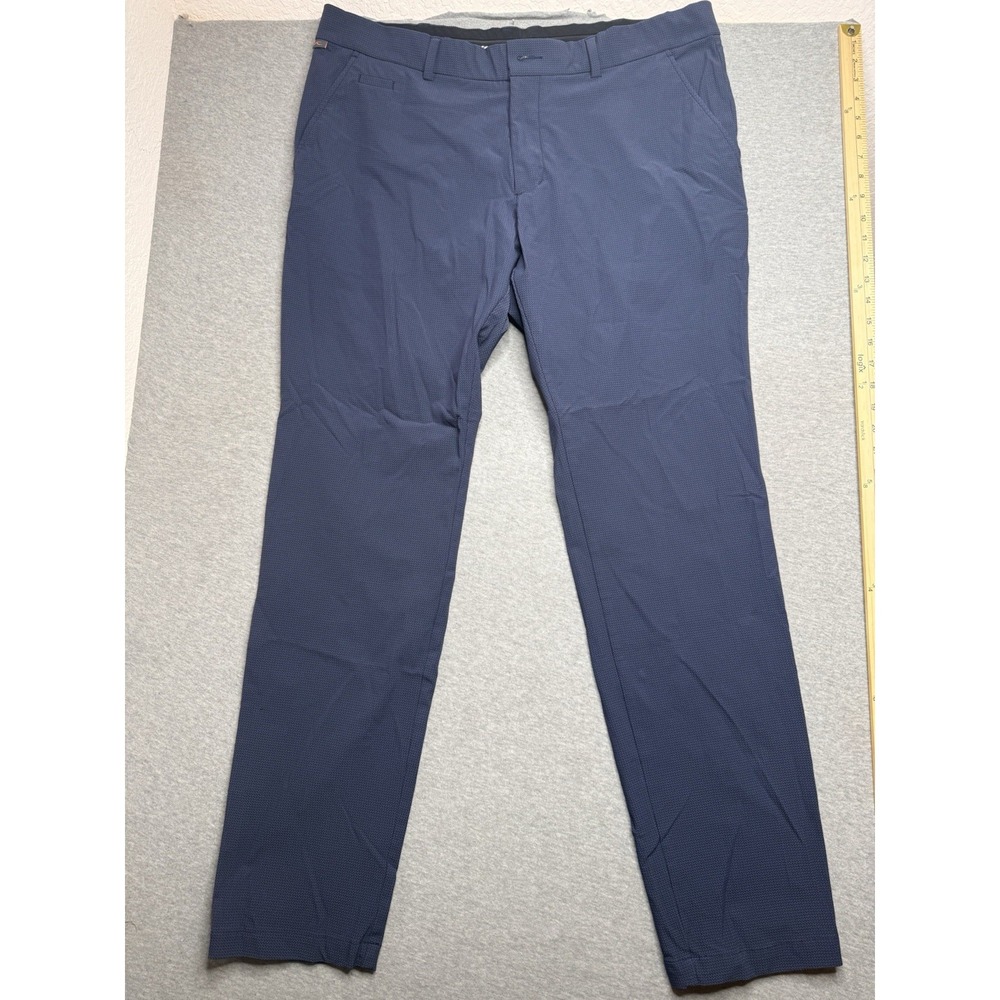 KJUS Pants Mens 40x32 Blue‎ Tailored Fit Golf Tech Stretch Chino Lightweight